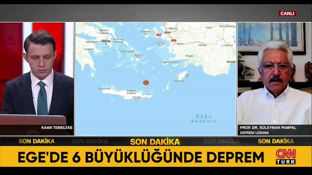 Prof. Dr. Süleyman Pampal: Ege Denizi'ndeki 6 büyüklüğündeki sarsıntı Santorini'deki deprem fırtınasının bir parçası