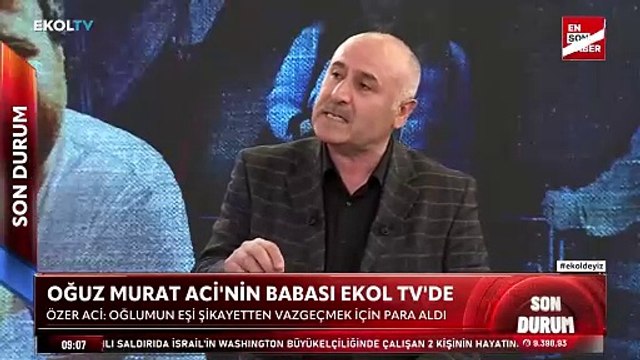 Oğuz Murat Aci'nin babasından tazminatı kabul eden gelinine sert sözler