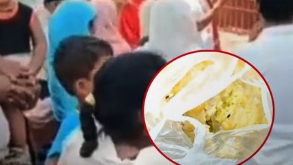 आंगनबाड़ी में बासी खिचड़ी खाने से बच्चे बीमार, पेरेंट्स का हंगामा