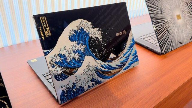 Mitad portátil, mitad obra de arte hecha a mano: el ordenador que podría estar expuesto en un museo