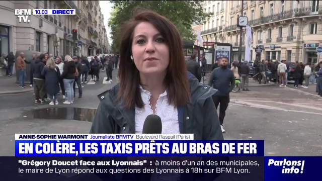 Manifestation des taxis: 900 chauffeurs sont mobilisés à Paris