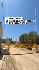 Des diplomates, dont un Belge, se mettent à l'abri après des tirs israéliens