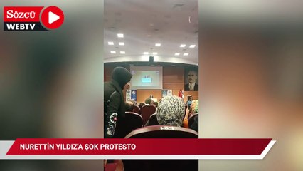 Nurettin Yıldız'a şok protesto