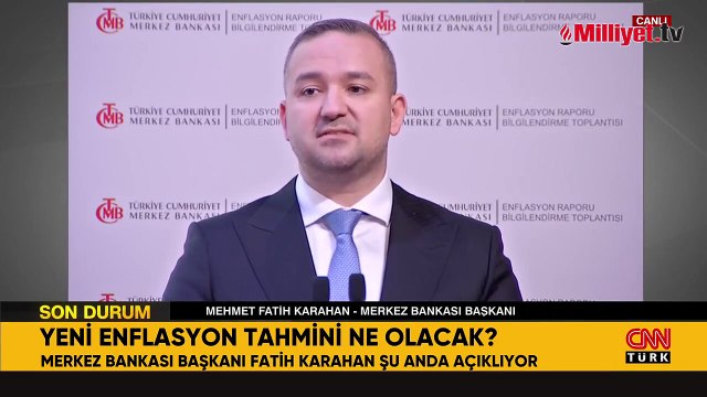 TCMB Başkanı Karahan açıkladı! İşte yıl sonu enflasyon tahmini