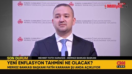 TCMB Başkanı Karahan açıkladı! İşte yıl sonu enflasyon tahmini