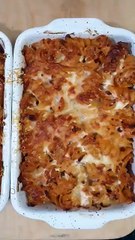 Pasta gratinata al forno con verdure di stagione