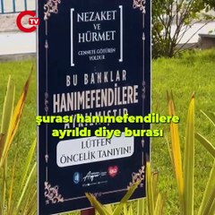 AKP’li belediyeden tartışmalı uygulama: Parktaki banklara cinsiyet ataması!