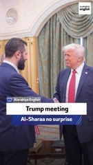 Professor: Trump meeting Al-Sharaa no surprise