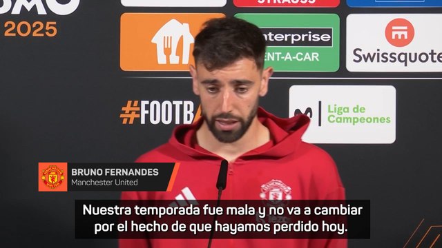 Bruno Fernandes: Nuestra temporada fue mala
