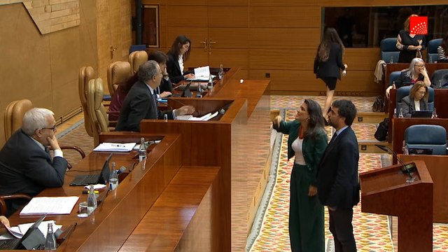 Más Madrid se va del pleno de la Asamblea de Madrid