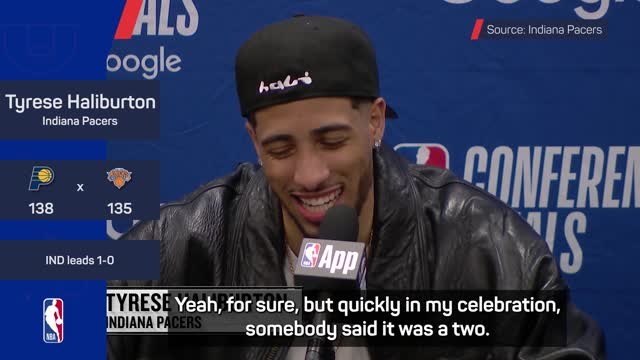 Haliburton in disbelief over insane buzzer-beater in Pacers win