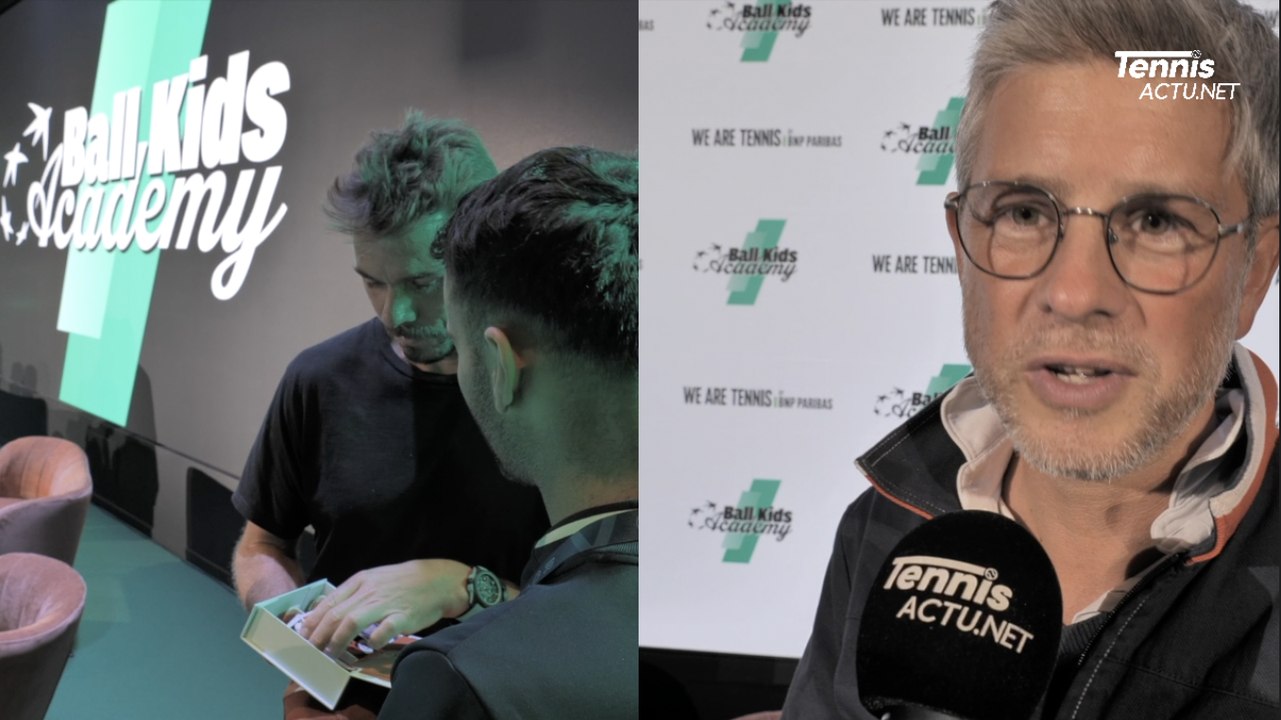 Roland-Garros 2025 - Stan Wawrinka et Vincent-Baptiste Closon ont lancé la la "Ball Kids Academy" de We Are Tennis