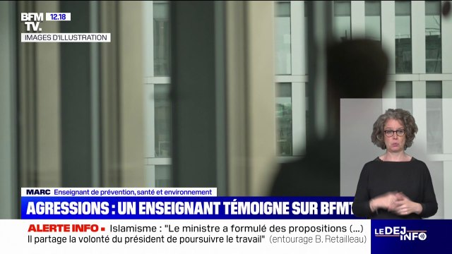 Je reçois des coups, je saigne : Un enseignant, victime de trois agressions en moins de 18 mois dans l'académie de Créteil, témoigne sur BFMTV