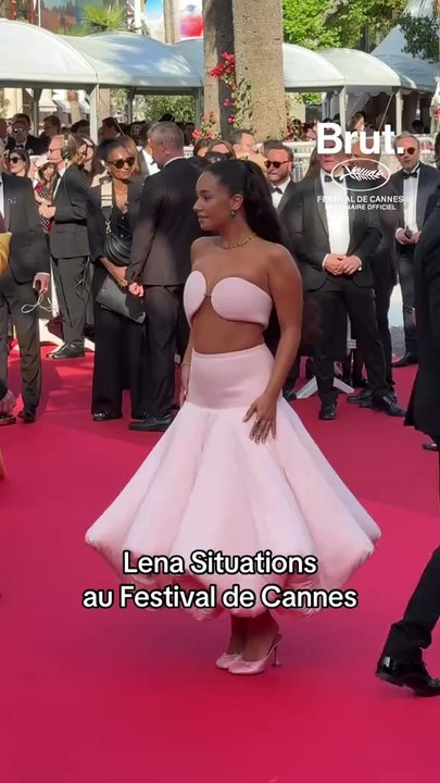 Lena Mahfouf au Festival de Cannes.