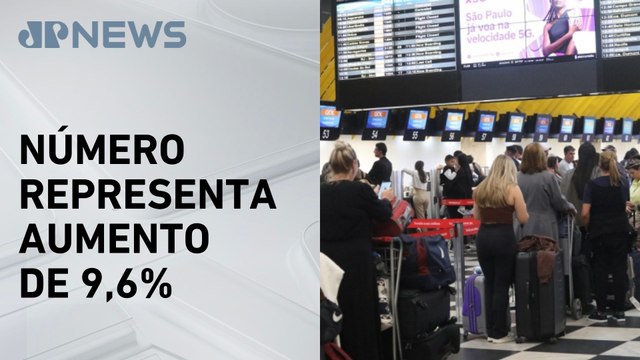 Brasil teve 7,9 milhões de passageiros em voos domésticos em abril