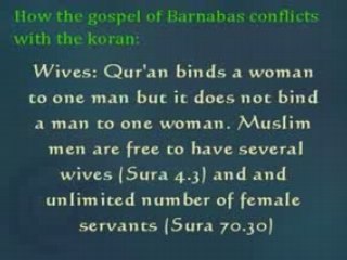 The gospel of Barnabas ????