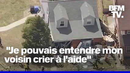 Un conducteur de camion perd le contrôle de son véhicule et s'écrase sur une maison