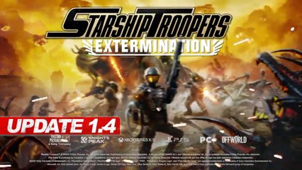 Starship Troopers Extermination Official Update 1.4 Launch Trailer