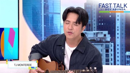 Fast Talk with Boy Abunda: TJ Monterde, may mga kanta at pangarap! (Episode 601)