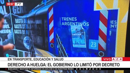 🤚 DERECHO A HUELGA: EL GOBIERNO LO LIMITÓ POR DECRETO