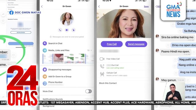Litrato ng mga lehitimong doktor, ginagamit umano ng mga scammer sa messaging apps para makakuha ng pera | 24 Oras