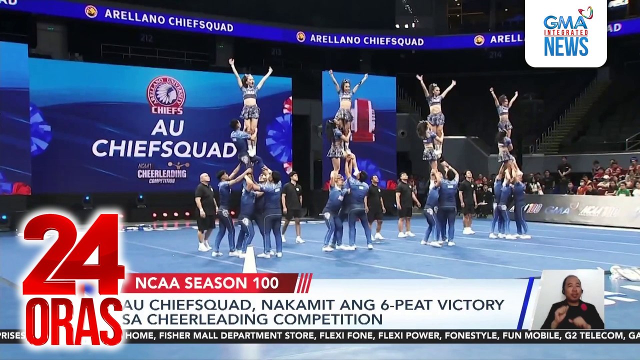 AU ChiefSquad, nakamit ang 6-peat victory sa cheerleading competition | 24 Oras