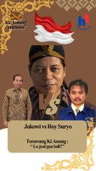 Jokowi vs Roy Suryo, Terawang Ki Anung : “Lu jual gua beli!!”