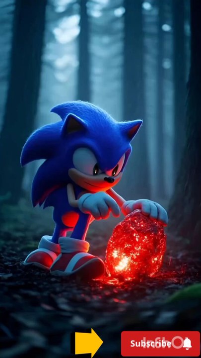 animated.Sonic demonic transformation.
