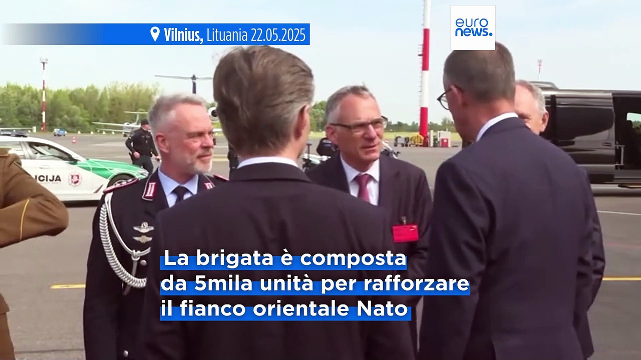 Lituania: il cancelliere Merz inaugura la brigata tedesca per rafforzare il fianco orientale Nato