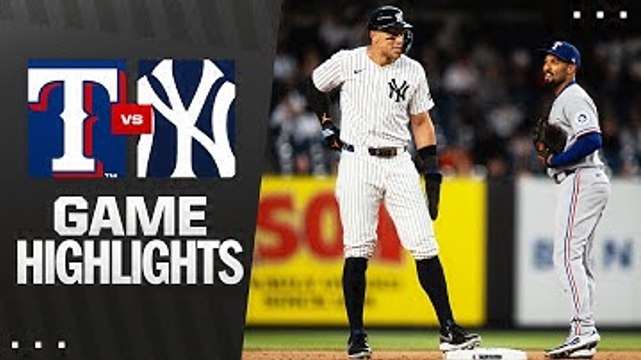 Rangers vs. Yankees Game Highlights (5/21/25) | MLB Highlights