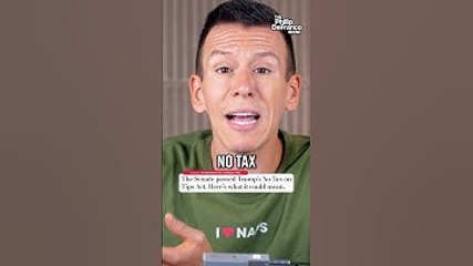 Senate Passes Surprise “No Tax on Tips” Bill