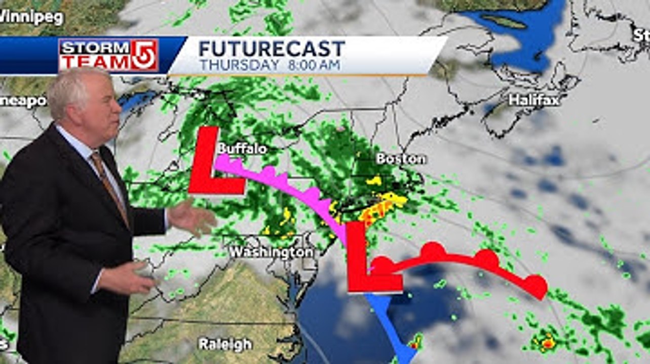 Video: Nor'easter arrives Wednesday night