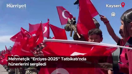 Mehmetçik "Erciyes-2025" Tatbikatı'nda hünerlerini sergiledi