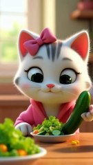 قصة فوفو القطة: سر الأكل الصحي للأطفال في دقيقة!