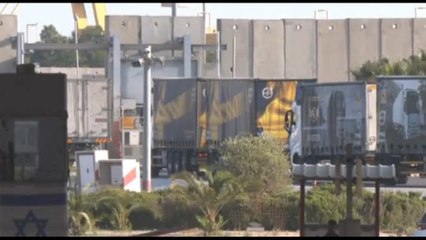 I camion di aiuti arrivati a Gaza, Onu: circa 90 mezzi
