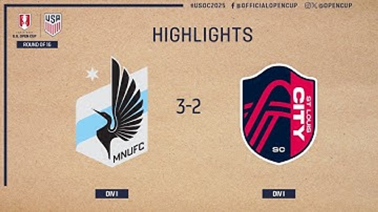 Minnesota United FC vs St. Louis CITY SC Highlights | U.S. Open Cup Round of 16 | May 21, 2025