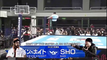 SHO vs. Kevin Knight - Best Of The Super Junior 32 Block B Match: NJPW Best Of The Super Junior 32 Day 8 (5/22/2025)
