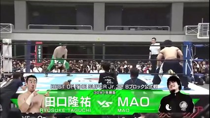 Ryusuke Taguchi vs. MAO - Best Of The Super Junior 32 Block B Match: NJPW Best Of The Super Junior 32 Day 8 (5/22/2025)