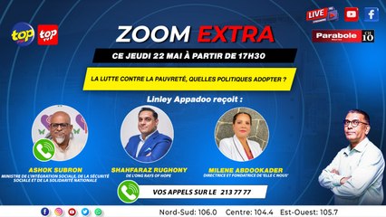 Zoom Extra: Linley Appadoo recoit Shahfaraz Rughony, Milene Abdoolader et Rachel Olivier