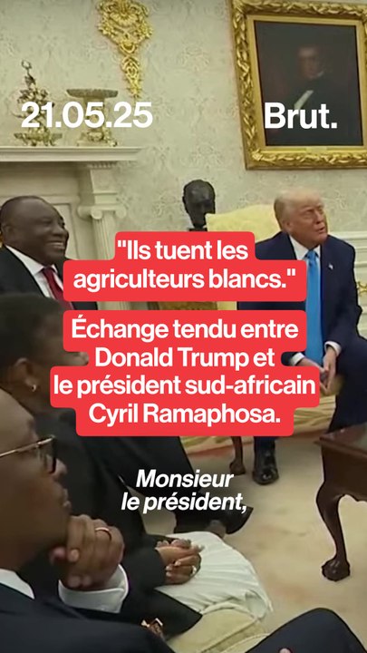 "Ils tuent les agriculteurs blancs."