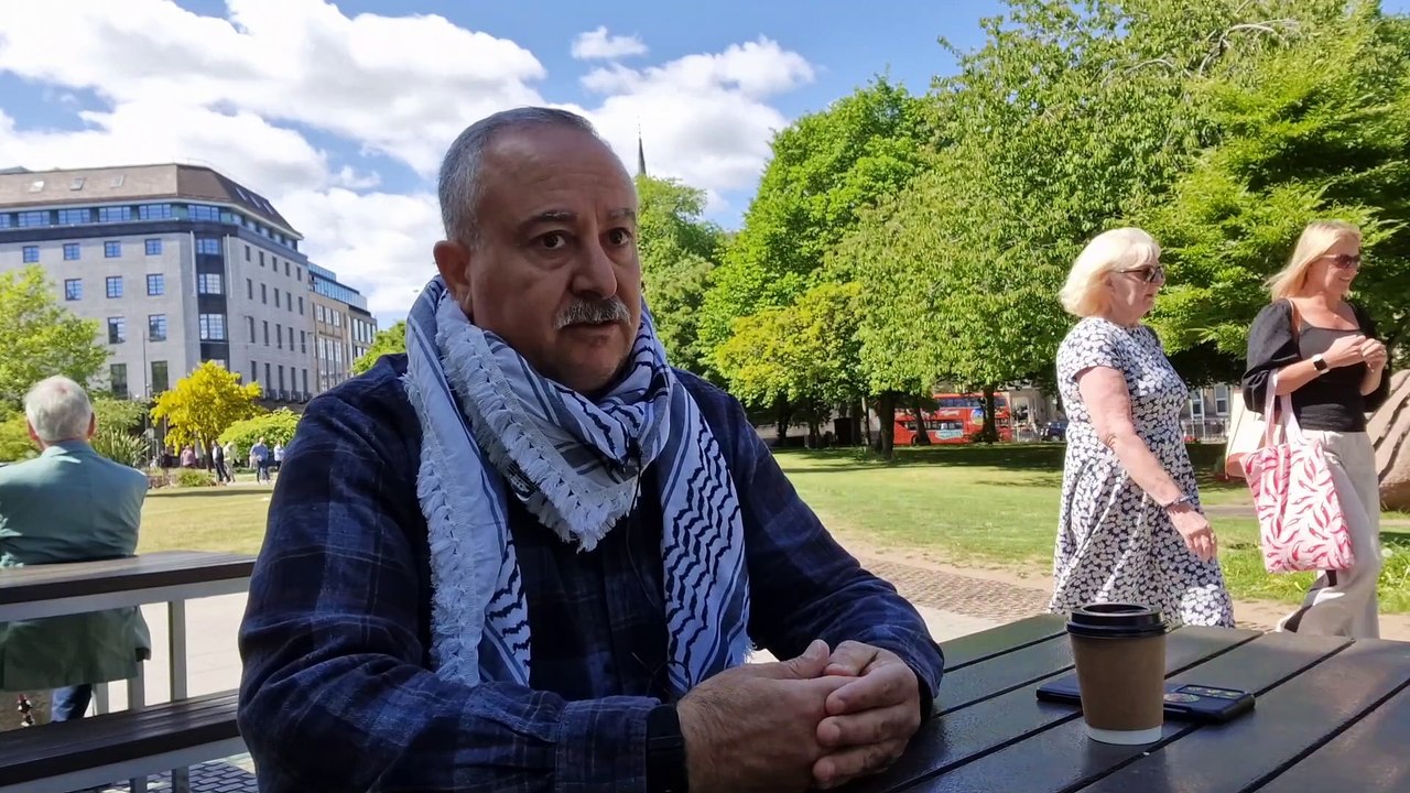 Palestinian man living in Edinburgh for 26 years fears for his family back home in Gaza