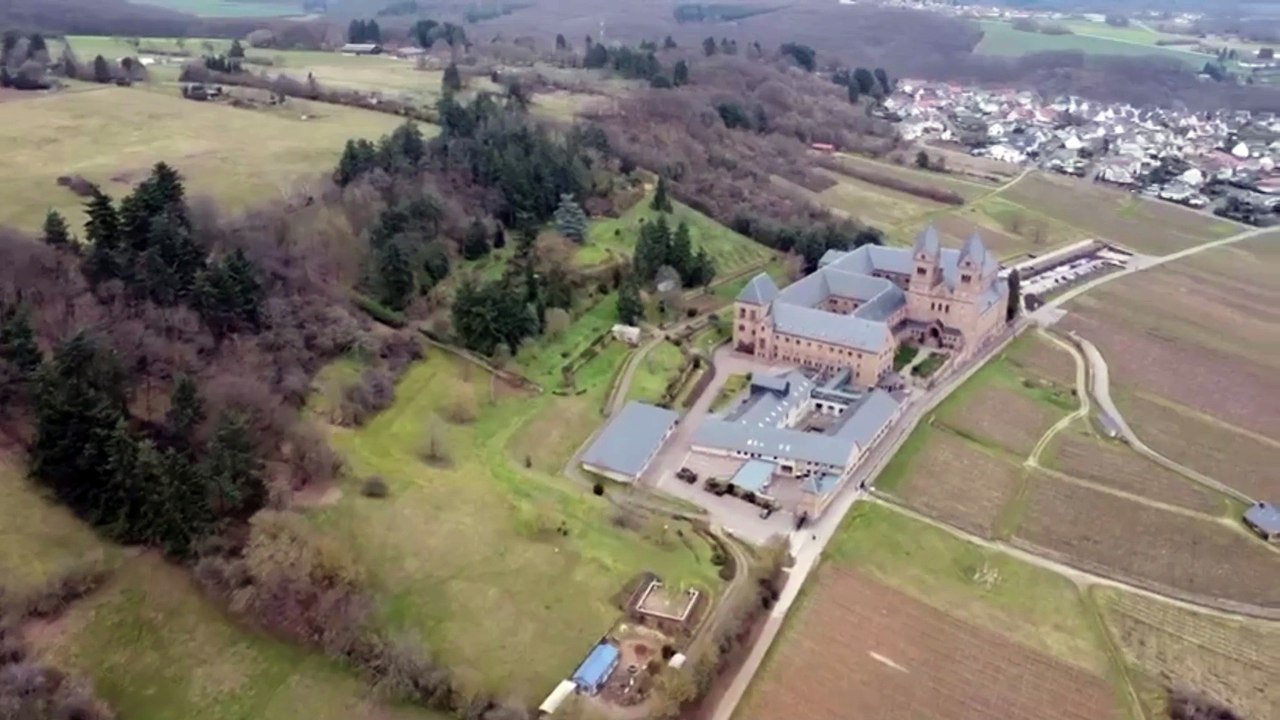 Giesenheim- Town in Germany... Drone View