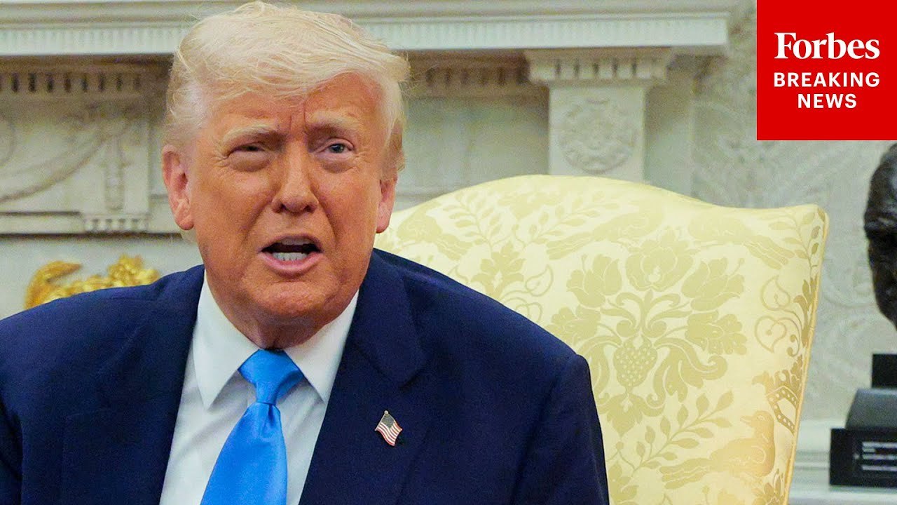 Trump Lashes Out At NBC News Reporter Asking About Genocide Claims During Meeting With South Africa