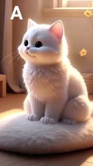 White cute cats