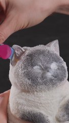 Transforming a Foam Bear into a Fluffy Cat! 🐻➡️🐱