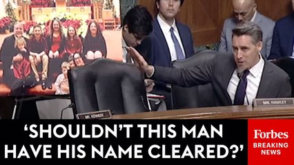 'What The Government Did Was Wrong!': Hawley Accuses Biden DOJ Of Enacting 'Disgusting Abuse'