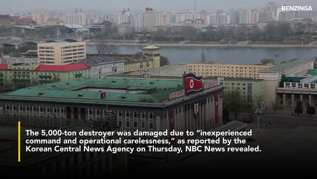 Kim Jong Un Blasts Officials After North Korea's New Destroyer Tips Over At Launch Event- 'Criminal Act'