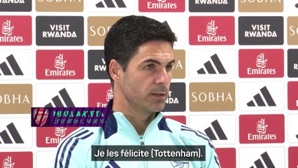 Arteta félicite Tottenham pour sa victoire en Europa League