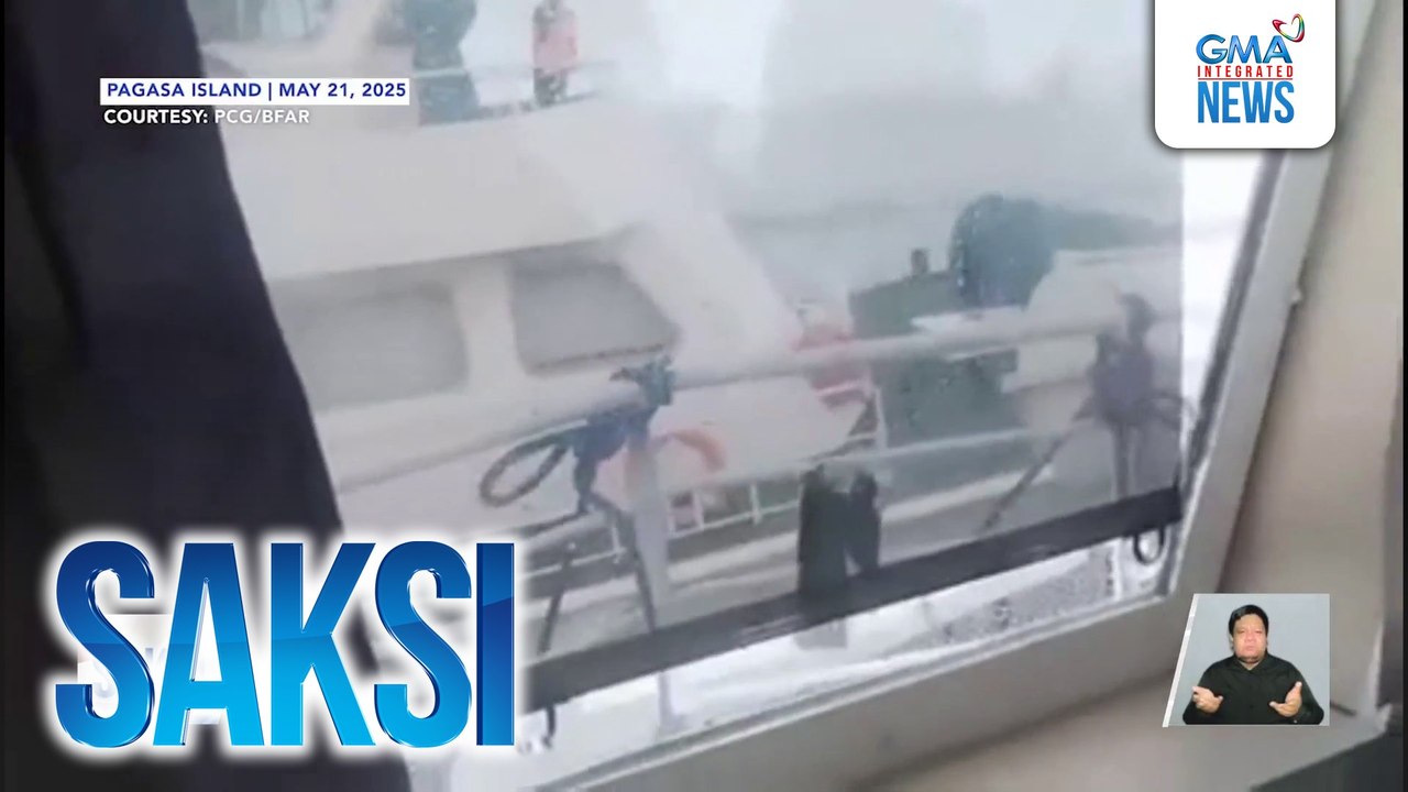 BRP Datu Sanday ng BFAR, binomba ng tubig at ginitgit pa ng barko ng China | Saksi