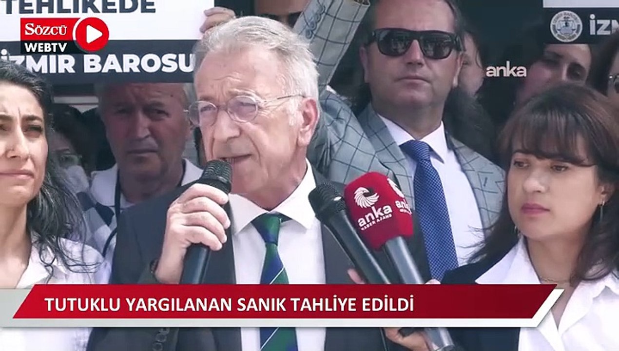 İzmir Barosu Başkanı ve Genel Sekreteri’ne yönelik tehdit davasında ilk duruşma görüldü: Tutuklu yargılanan sanık tahliye edildi